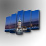 Wallity Cuadro Decorativo en Lienzo 5 Piezas 5PUC-092